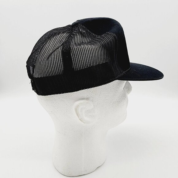 Speed Society Hat Men's Black Mesh Snapback Adjustable Hex Collection Racing Cap - Picture 6 of 8